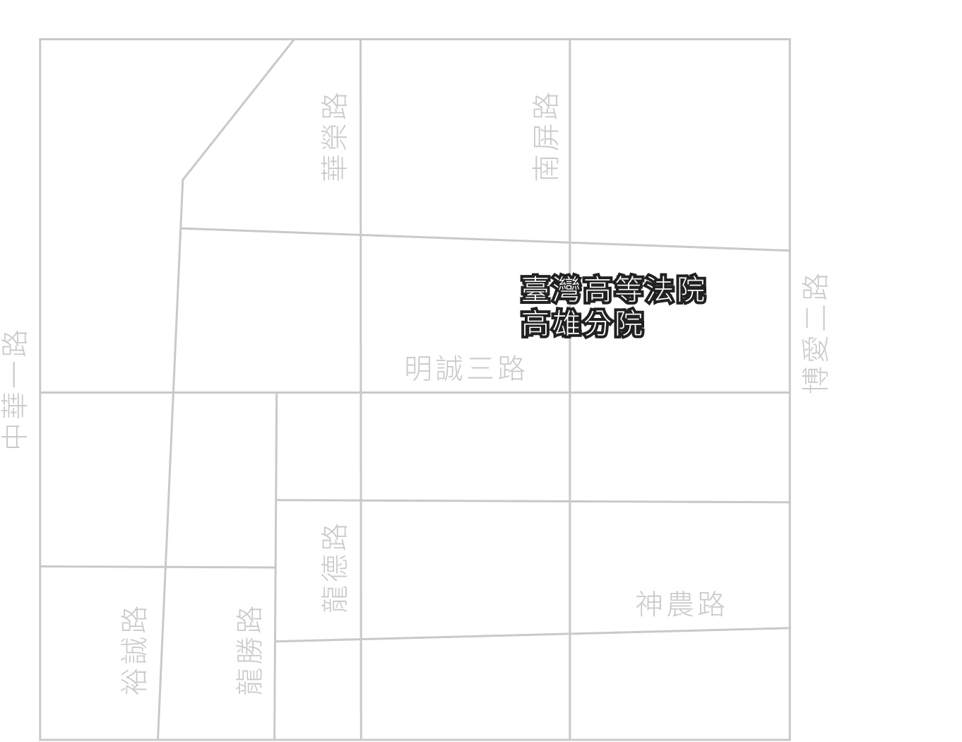 謙聖國際法律事務所 - 高雄所地圖